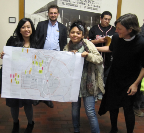 #4SouthCity and coalition member highlight downtown rents mapping.  